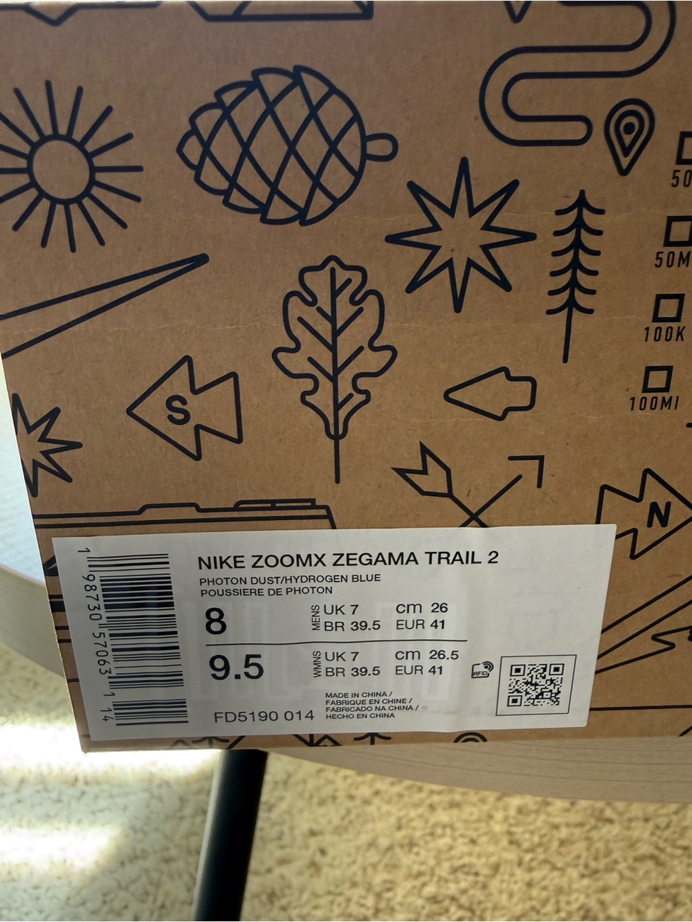 Nike Zegama Trail 2 in Women’s 9.5, Men’s 8 - Picture 14 of 14